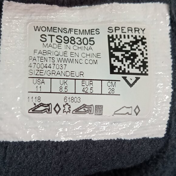 Sperry Duck Boots Women 11 Rain Blue Brown Side Zip STS98305 Outdoor - Picture 15 of 15